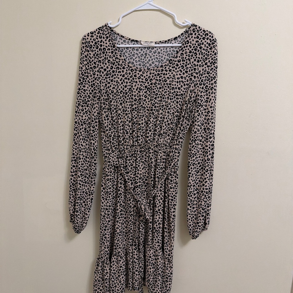Women’s leopard print dress